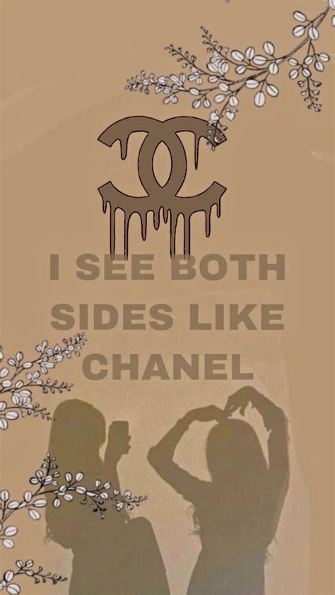 see on both sides like chanel aesthetic wallpaper